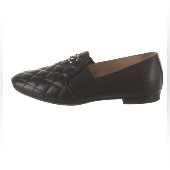 CHANEL 2013 Excellent Vintage Quilted super soft Lambskin Leather Loafers.US sz6 - Picture 13 of 16